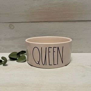 Rae Dunn dog bowl QUEEN